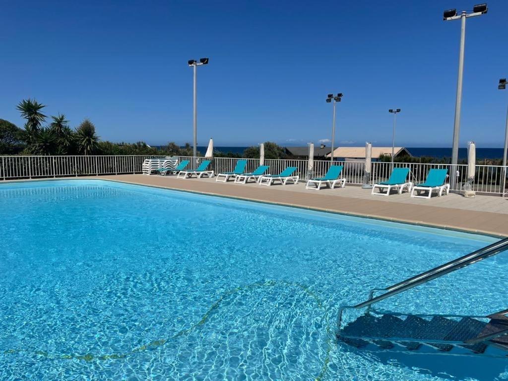 Studio 4 Personnes Bord De Mer Avec Piscine Wifi Cervione Eksteriør billede