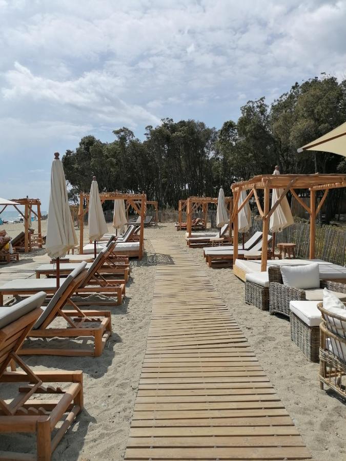 Studio 4 Personnes Bord De Mer Avec Piscine Wifi Cervione Eksteriør billede